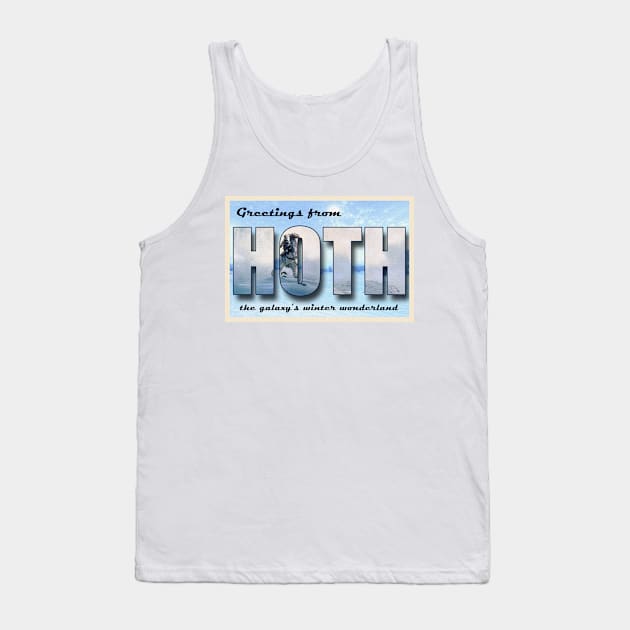 Endor Travel Postcard Tank Top by CJROBBINS